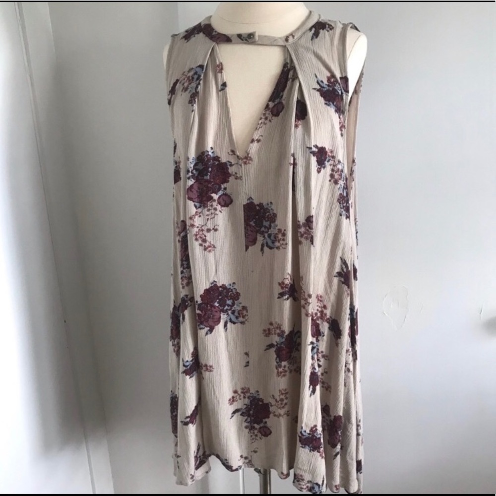 Free People Floral Flowy Dress | Size M
